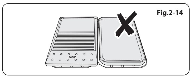FALCON ELS 110 DF WH/-EU BLANC - Plaque à griller (option) - 10