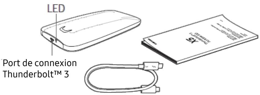 SAMSUNG X5 - Contenu de la boîte - 1