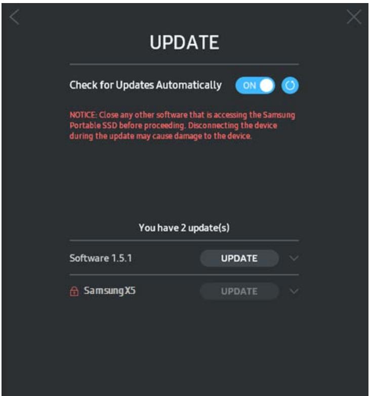 SAMSUNG X5 - Mise à jour du logiciel et du microcode du produit - 2