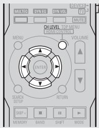 DENON AVE 1610 - Réglez le volume des différentes enceintes - 2
