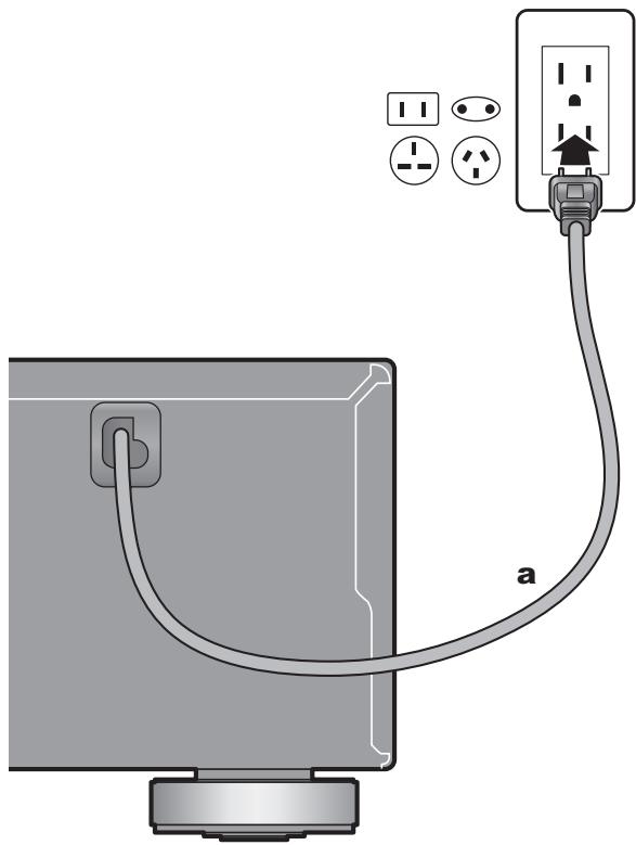PIONEER A-10AE - Conexión del cable de alimentación - 1
