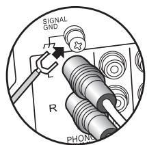 PIONEER A-10AE - Raccordement des lecteurs (Branchement de la platine disque) - 2
