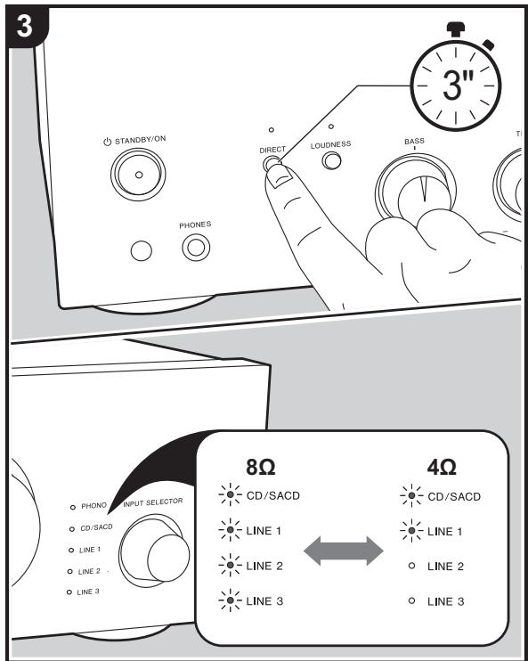 PIONEER A-10AE - Speaker impedance settings - 3