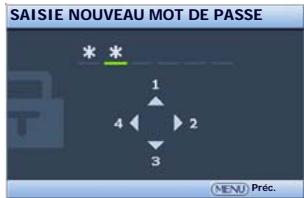 BENQ W1080ST - Oubli du mot de passer - 1