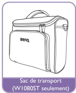 BENQ W1080ST - Contenu de l'emballage - 10