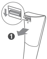 SHARP HT-SBW460 - Préparer la télécommande - 1