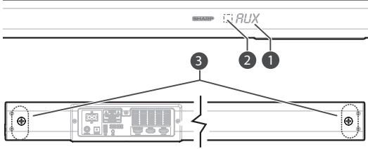 SHARP HT-SBW460 - Parties &amp; commandes - 1