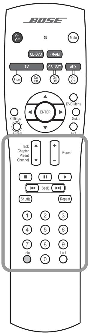 BOSER 3.2.16S2 - Télécommande (suite) - 1