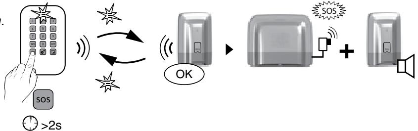 DELTA DORE Pack Alarm TYXAL + tydom 2.0 - Déclenchement d'un SOS sonore - 1
