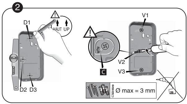 DELTA DORE Pack Alarm TYXAL + tydom 2.0 - Fixation - 1