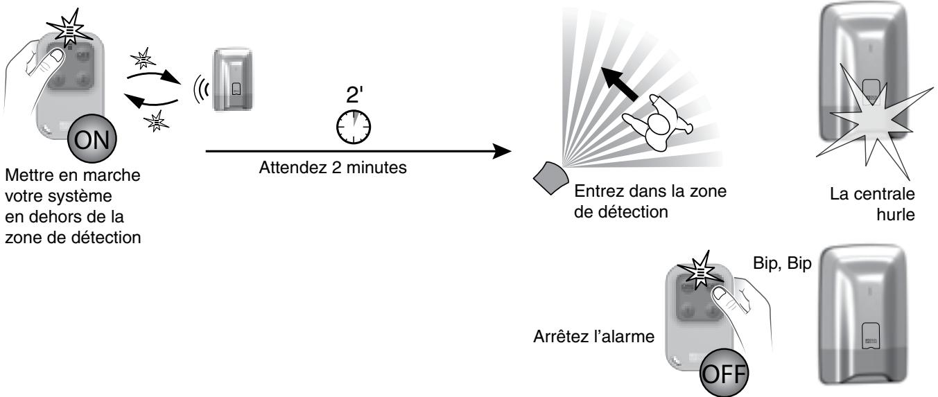 DELTA DORE Pack Alarm TYXAL + tydom 2.0 - Tester les détecteurs de mouvement - 1
