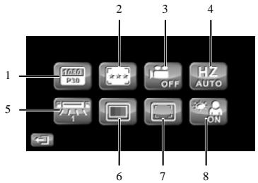 HITACHI DZHV590E - Menu Vidéo - 1