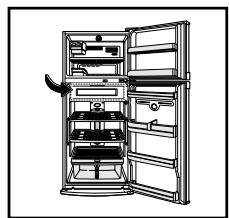 LG-GOLDSTAR GR-P 217 NAA - Positionnement du Contrôleur de température - 1