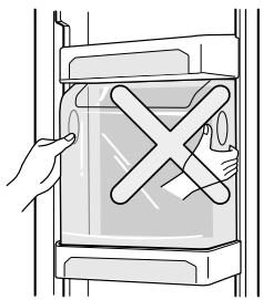 LG-GOLDSTAR GR-P 217 NAA - Ouvrir la portedu compartment fraîcheur - 3