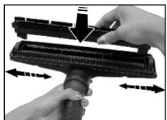 POLTI LECOASPIRA PARQUET - MONTAGE DES RACLETTEs (C1 - C2 - C3)   SUR LA BROSSE MULTIFONCTIONS (C) - 1