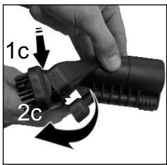 POLTI LECOASPIRA PARQUET - MONTAGE DES RACLETTEs (D1 - D2 - D3) SUR L'EMBOUT VAPEUR-ASPIRATION (D) - 1