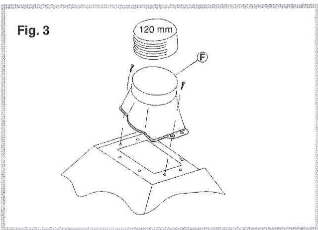 SCHOLTES HD49.1 IX - Montage du conduit de fumee fig. 1 - 3