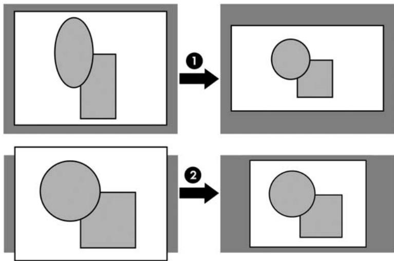 HP VP6321 - Réglage des contours de l'image - 2