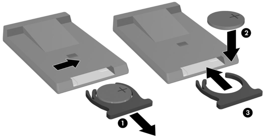 HP VP6321 - Remplacement des piles de la télécommande - 1