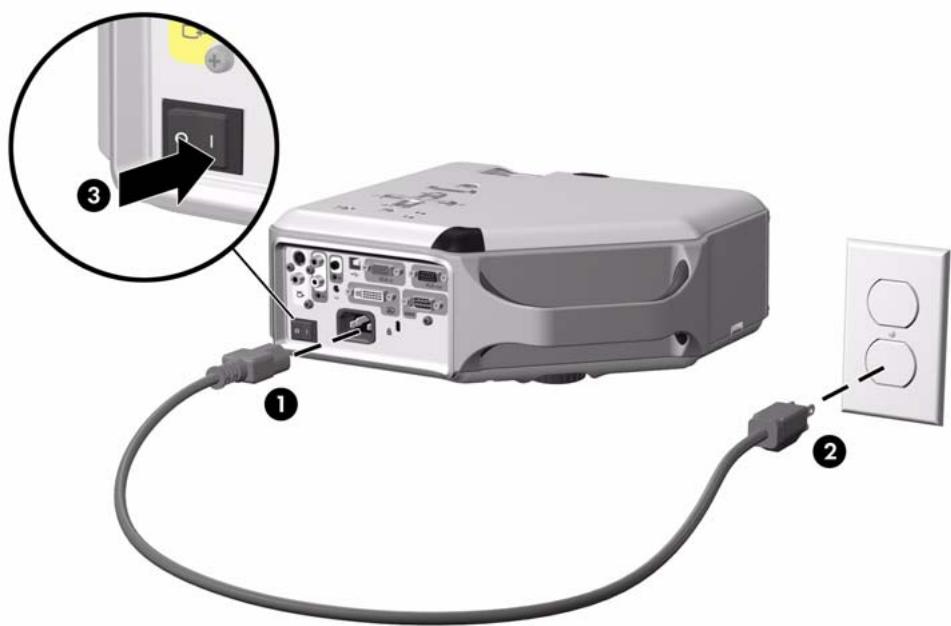 HP VP6321 - Connexion de l'alimentation - 1