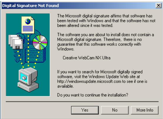 CREATIVE Webcam WX Ultra - Sous Windows 2000 uniqueness - 1