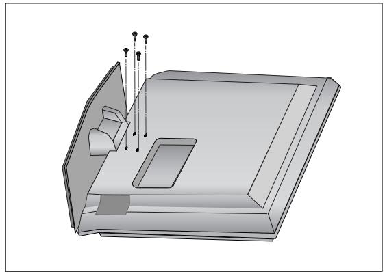 LG-GOLDSTAR 50PC35 - INSTALLATION DU SOCLE (Modèles de téléviseurs LCD de 26, 32 et 37 pouces uniquement) - 3