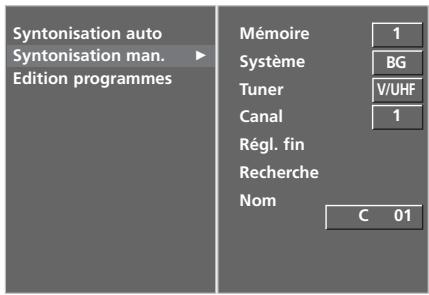 LG-GOLDSTAR 50PC35 - PROGRAMMATION MANUELLE (EN MODE ANALOGIQUE) - 4