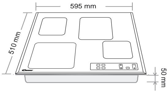 CANDY PVI4100N - Encastrement : - 2