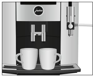 JURA Expresso_Broyeur_S8_SILVER - Deux ristretti, deux espressi et deux cafés - 1
