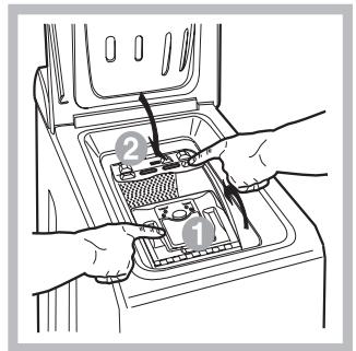 ARISTON AVTL 119 - Comment ouvrir et fermer le tambour - 4
