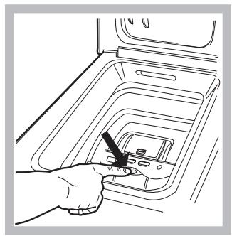 ARISTON AVTL 119 - Comment ouvrir et fermer le tambour - 2