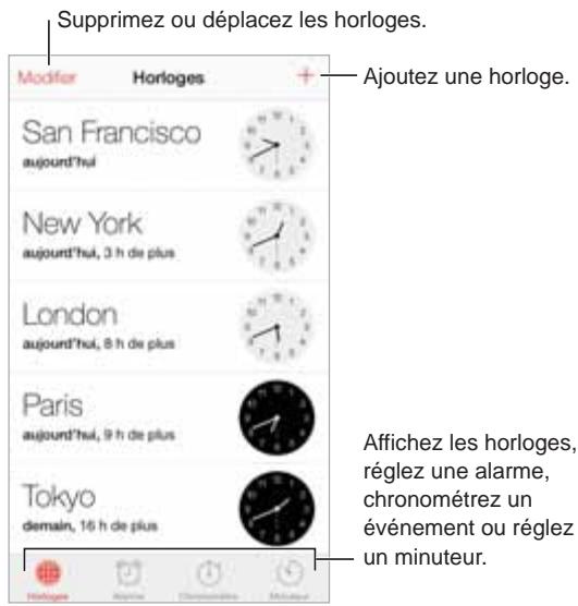 APPLE IPH5C BL 166B - Horloge en un coup d'eel - 1