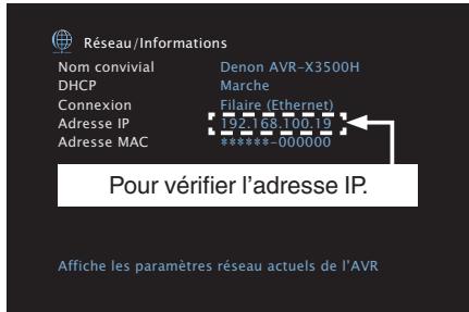 DENON AVRXSS500HBKE2 - Contrôle de l'appareil à partir d'un contrôle Web - 1
