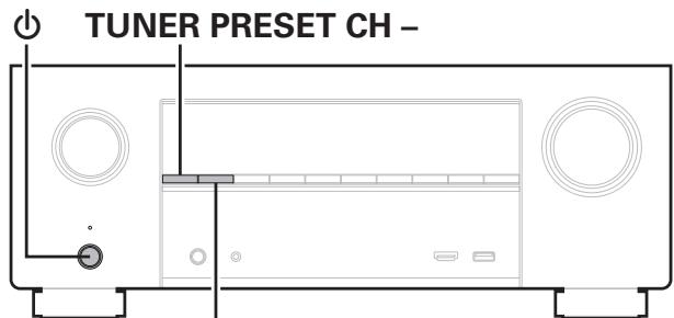DENON AVRXSS500HBKE2 - Réinitialisation des réglages d'usine - 1
