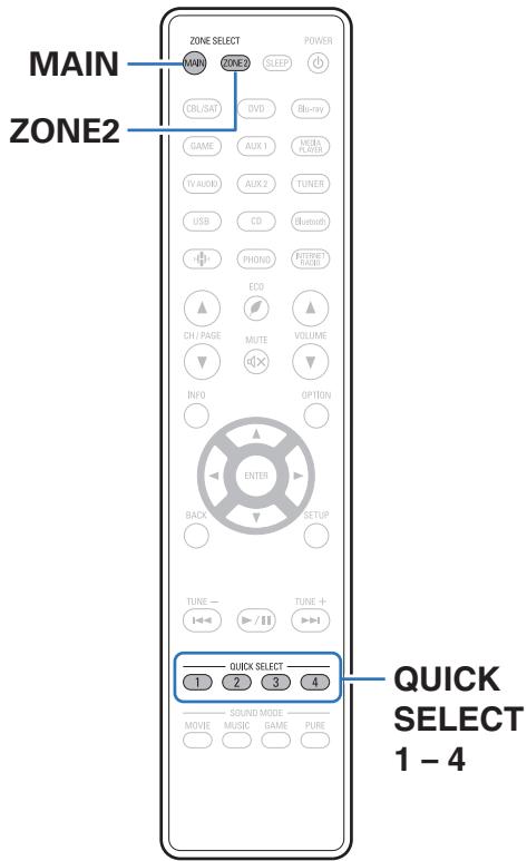 DENON AVRXSS500HBKE2 - Fonction de selection rapide plus - 1