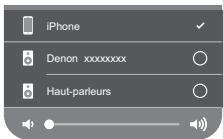 DENON AVRXSS500HBKE2 - Tapez sur I'icone AirPlay. - 1