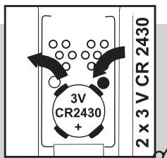 SOEHNLER 63558 SLIMLINE BLANC - Remplacement des piles - 3