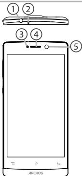 ARCHOS 50 DIAMOND JAUNE - Description du téléphone - 1