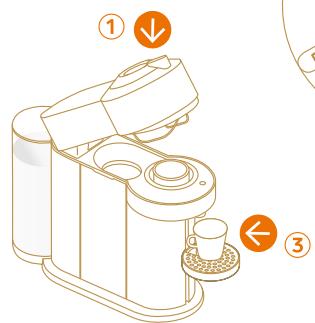 MAGIMIX VERTUO POP - Insert a capsule - 1
