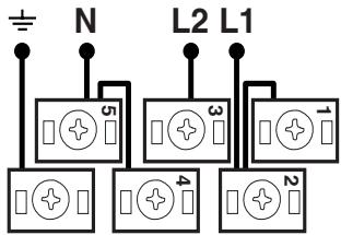 INDESIT K6C56W - 230V 1N~ H07RN-F 3x4 CEI-UNEL 35364 - 3