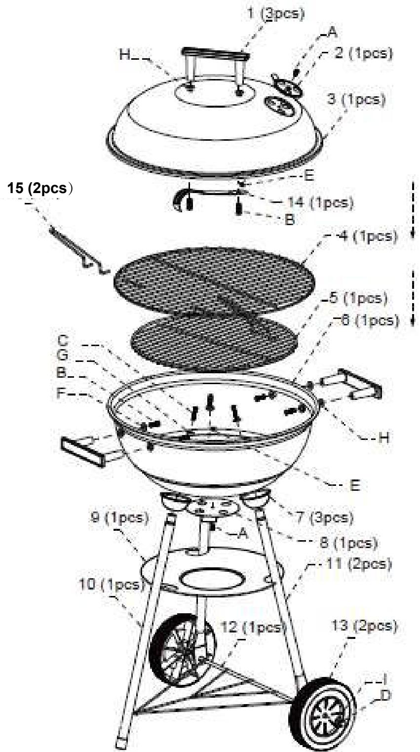 PROLINE SUNNY2 - DESCRIPTION DES PIECES - 1
