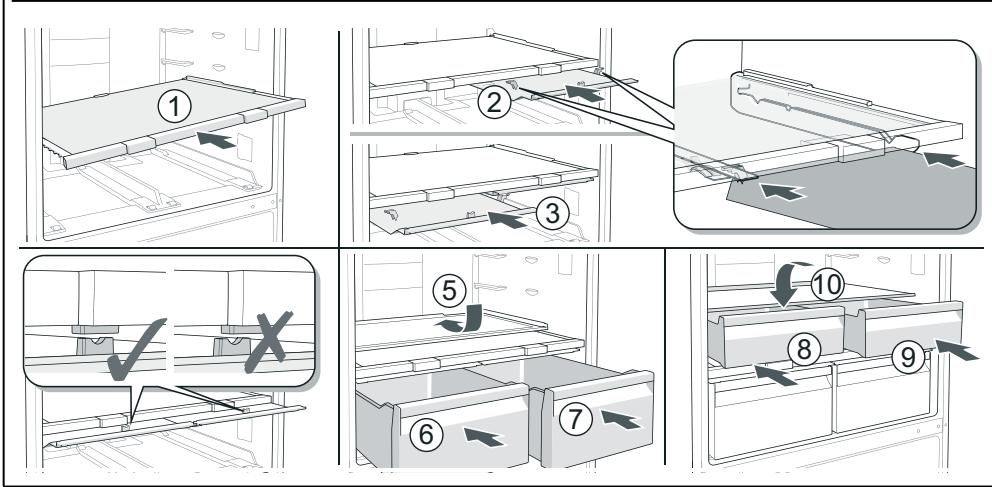 BOSCH KGN86AIDP - Commande de réparation et conseils en cas de dérangements - 10