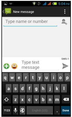 ACER LIQUID Z4 BLANC LSC - Créer un nouveau message - 1