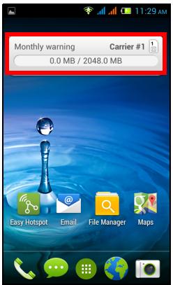 ACER LIQUID Z4 BLANC LSC - Assistant Utilisation des données - 1