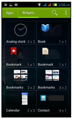 ACER LIQUID Z4 BLANC LSC - Le menu Application - 2
