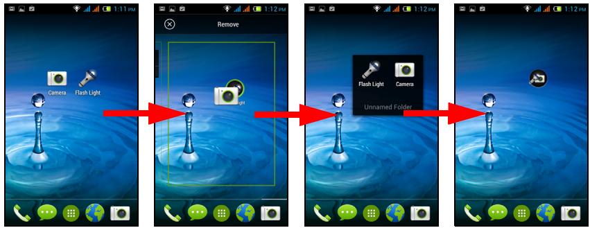ACER LIQUID Z4 BLANC LSC - Ajouter ou supprimer des dossiers - 1