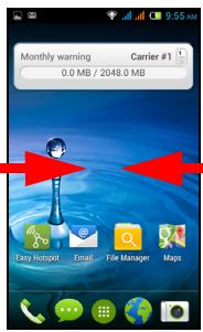 ACER LIQUID Z4 BLANC LSC - L'écran d'accueil étendu - 2