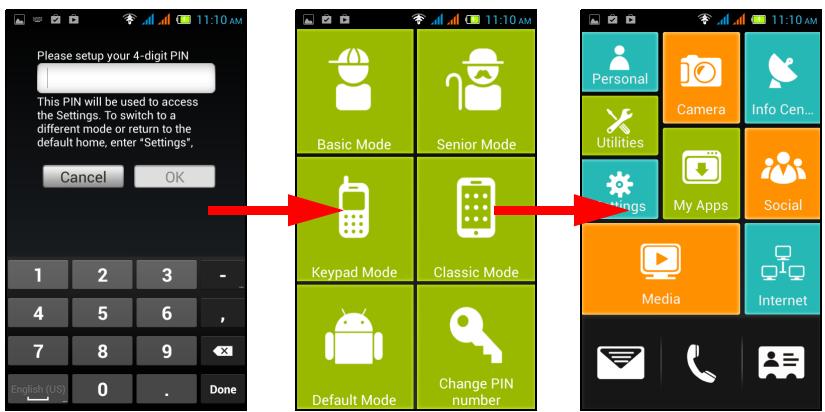 ACER LIQUID Z4 BLANC LSC - Changer de modes avec Mode rapide - 3