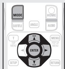 DENON DBP1611UD - Réglage du mode - 2