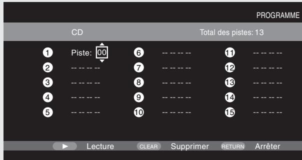 DENON DBP1611UD - Lecture dans votre ordre préfééré (programme) - 2
